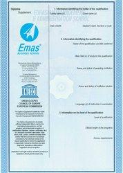 UNESCO Diploma Supplement